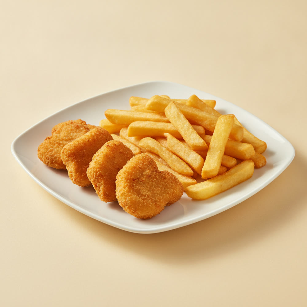 Chicken Nuggets with Fries